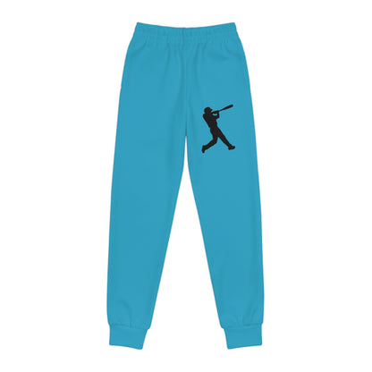 Youth Joggers: Baseball Turquoise