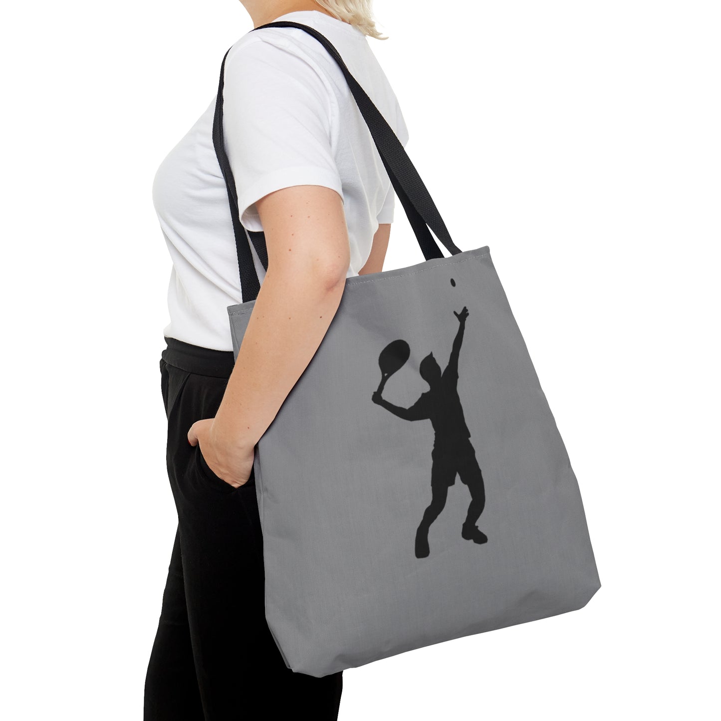 Tote Bag: Tennis Grey