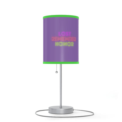 Lamp on a Stand, US|CA plug: Fight Cancer Lite Purple 