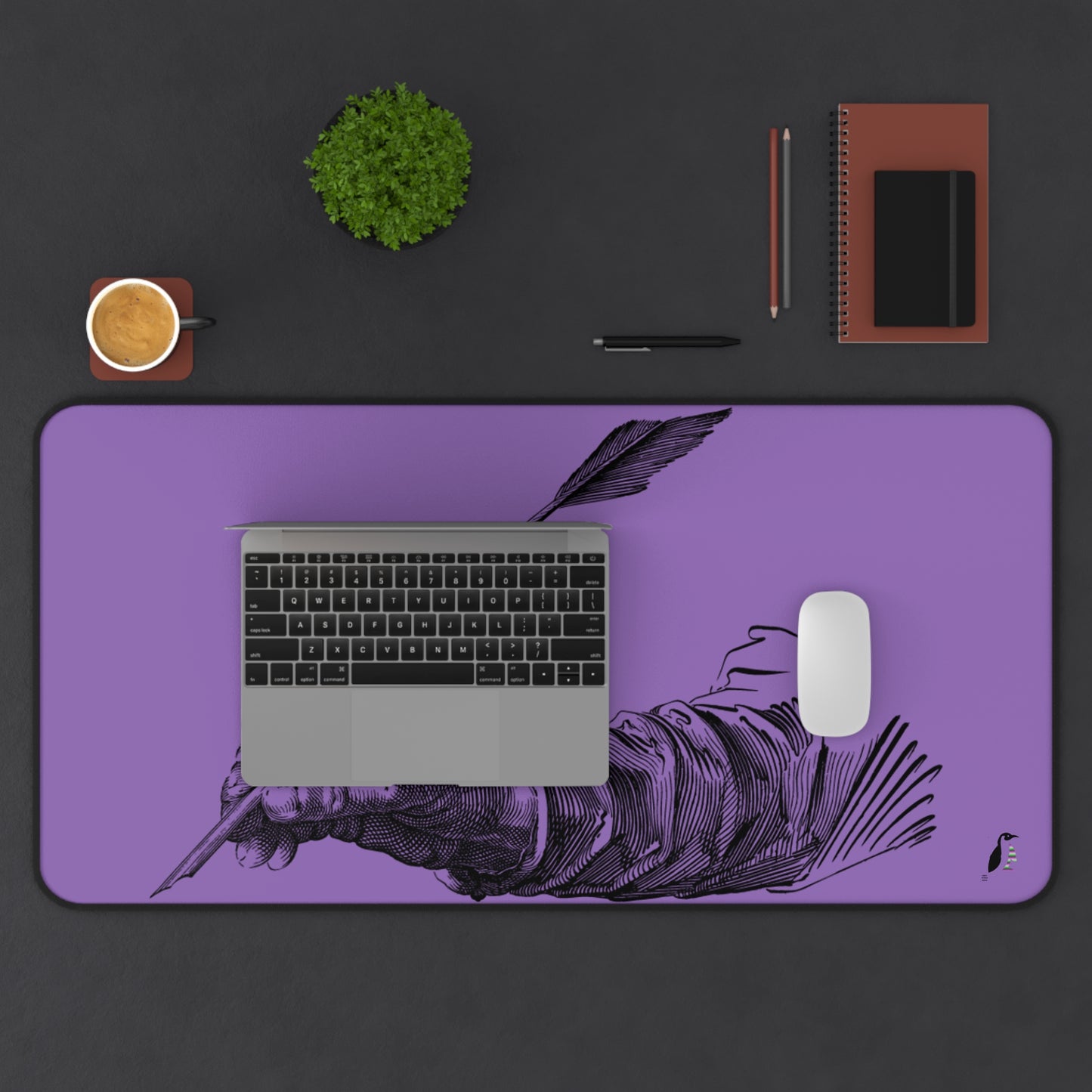 Desk Mat: Writing Lite Purple