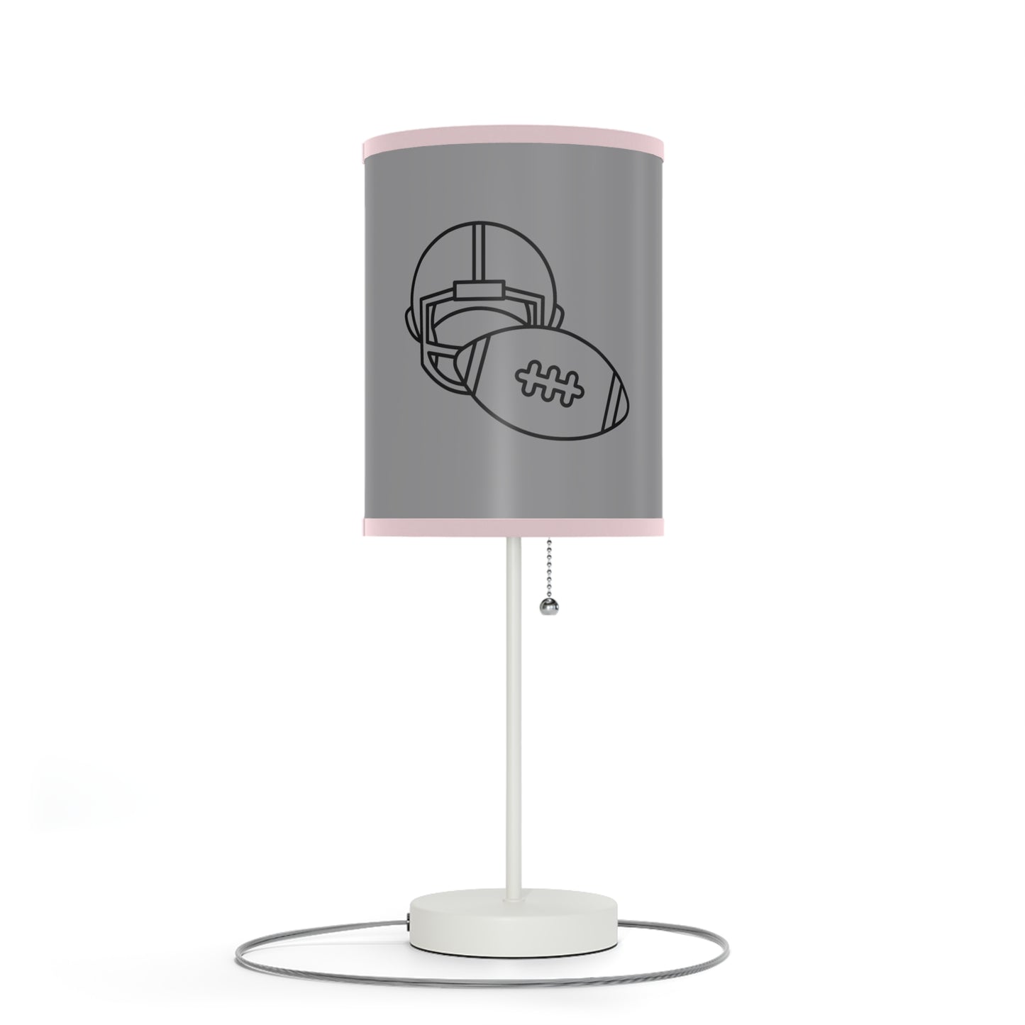 Lamp on a Stand, US|CA plug: Football Grey 