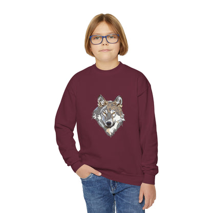 Youth Crewneck Sweatshirt: Wolves