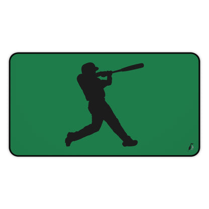 Desk Mat: Baseball Dark Green