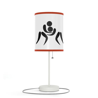 Lamp on a Stand, US|CA plug: Wrestling White