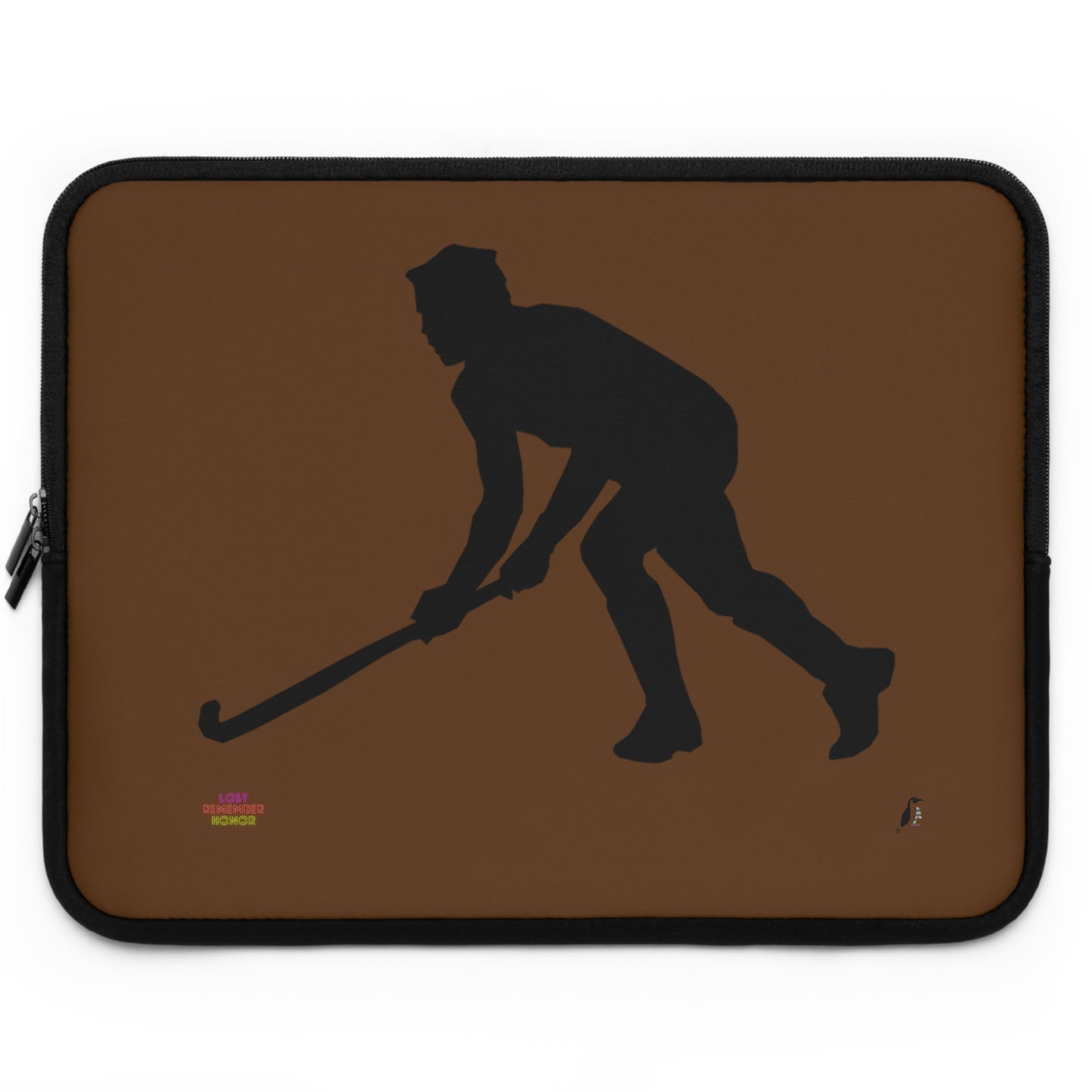 Laptop Sleeve: Hockey Brown