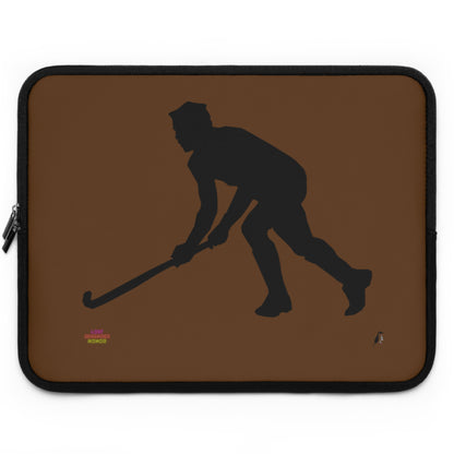 Laptop Sleeve: Hockey Brown