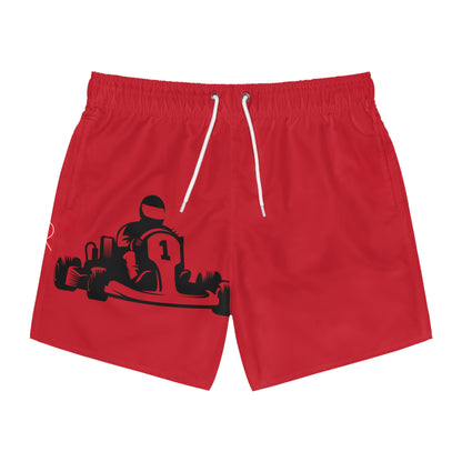 Swim Trunks: Racing Dark Red