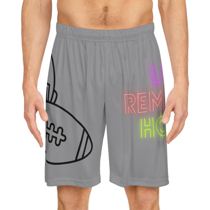 Basketball Shorts: Football Grey