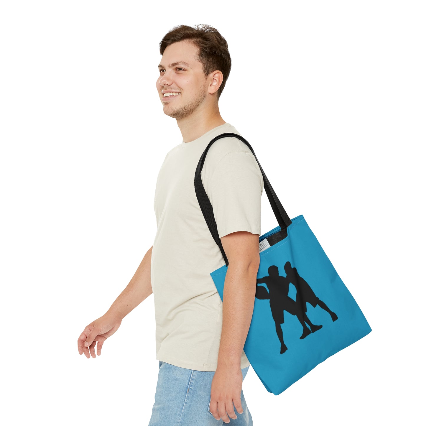 Tote Bag: Basketball Turquoise