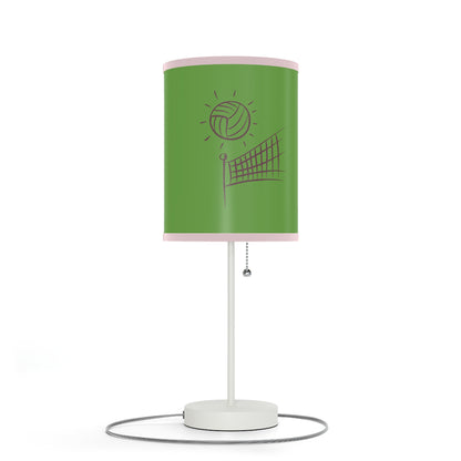 Lamp on a Stand, US|CA plug: Volleyball Green