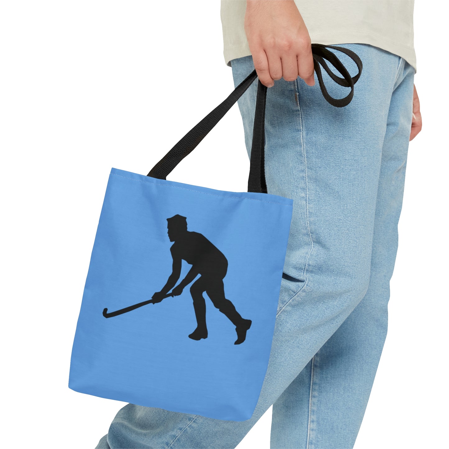 Tote Bag: Hockey Lite Blue