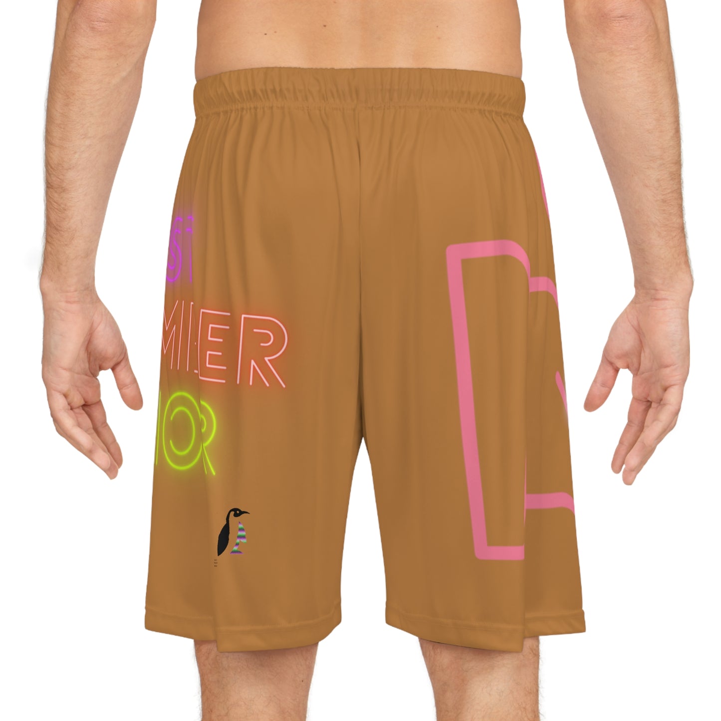 Basketball Shorts: Fight Cancer Lite Brown