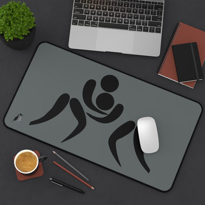 Desk Mat: Wrestling Dark Grey