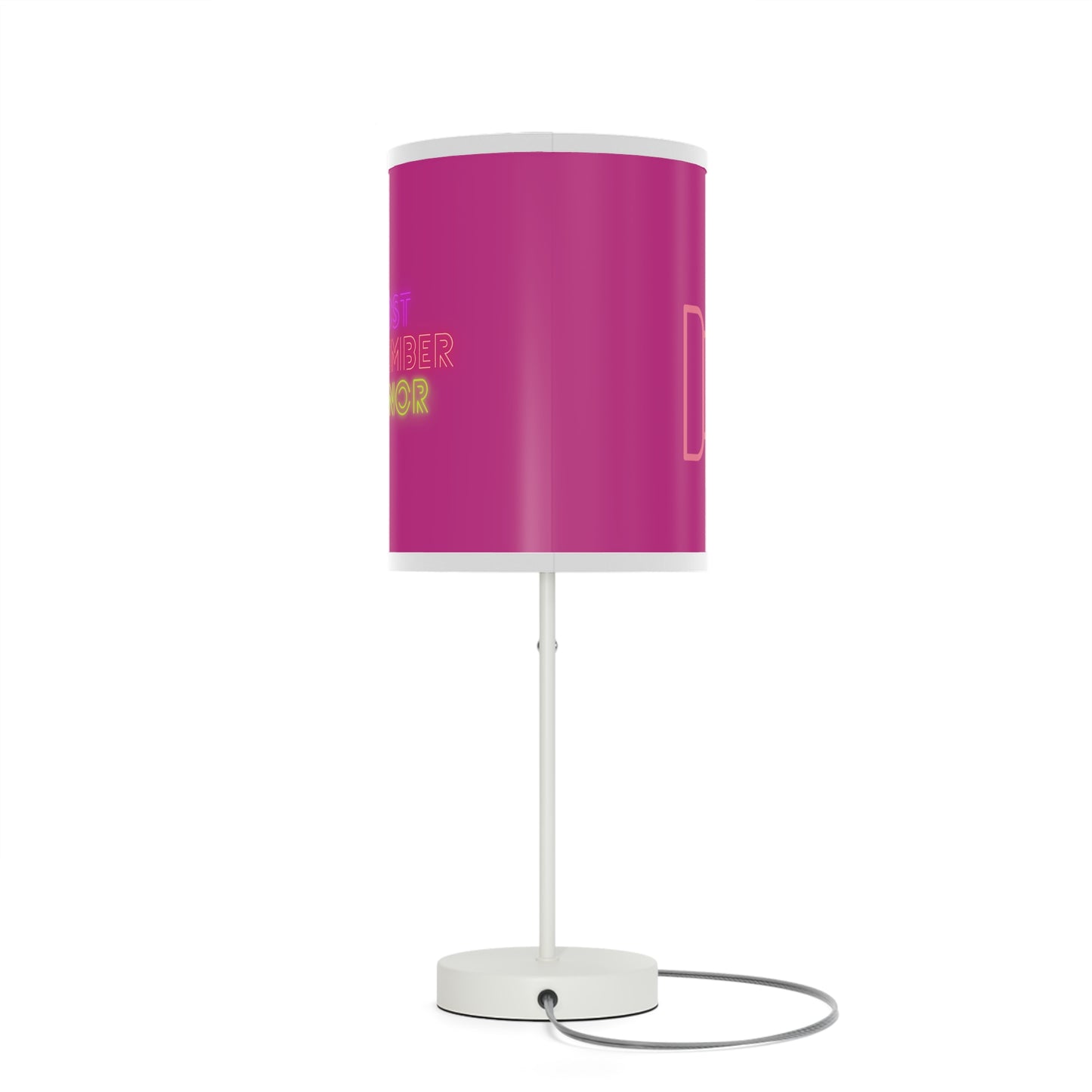 Lamp on a Stand, US|CA plug: Fight Cancer Pink