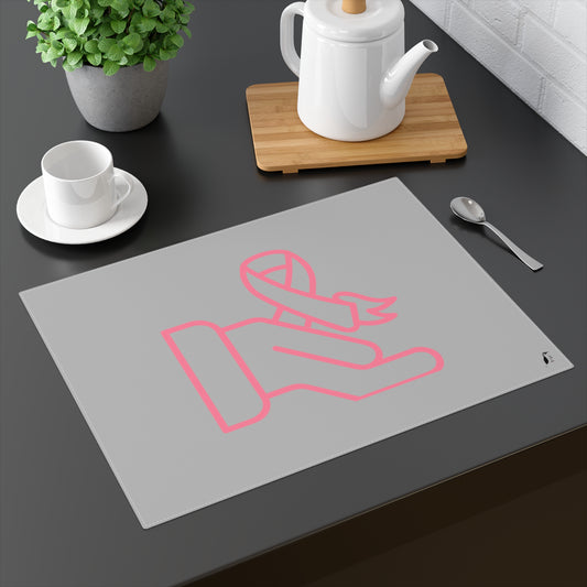 Placemat, 1pc: Fight Cancer Lite Grey