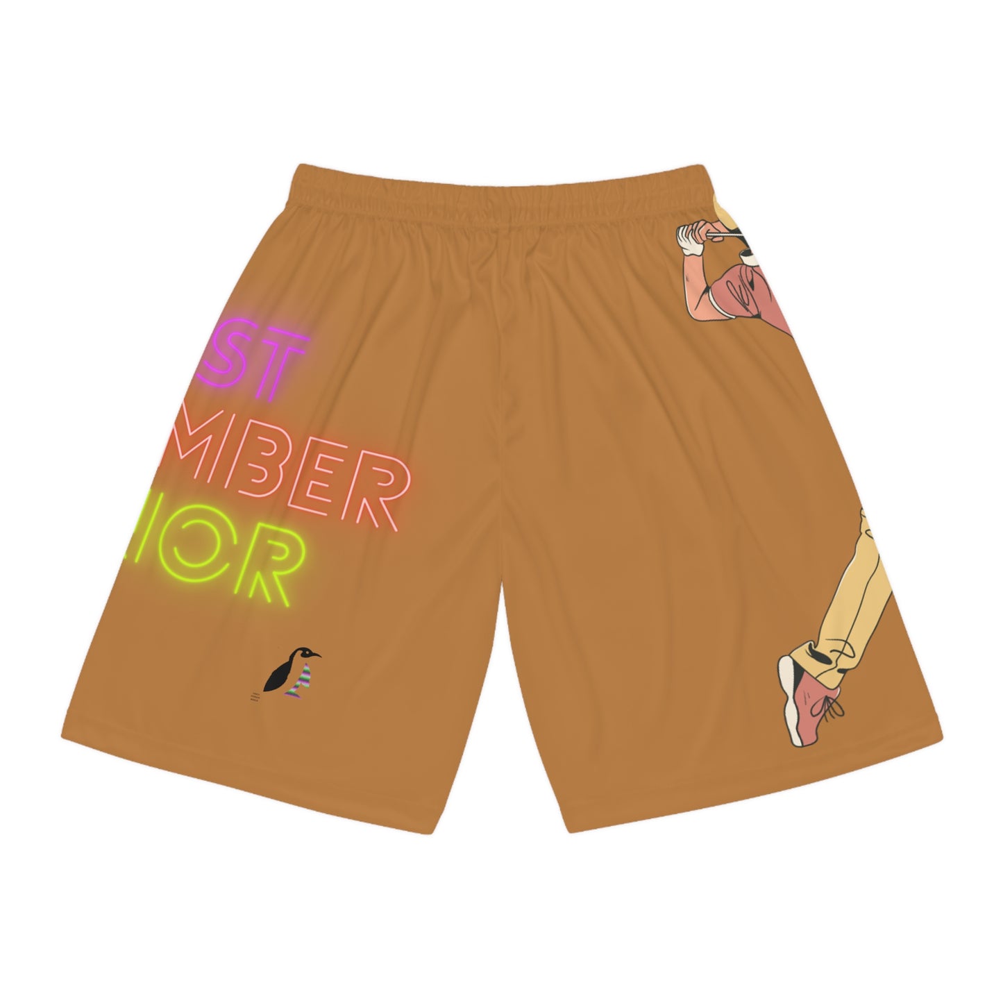 Basketball Shorts: Golf Lite Brown