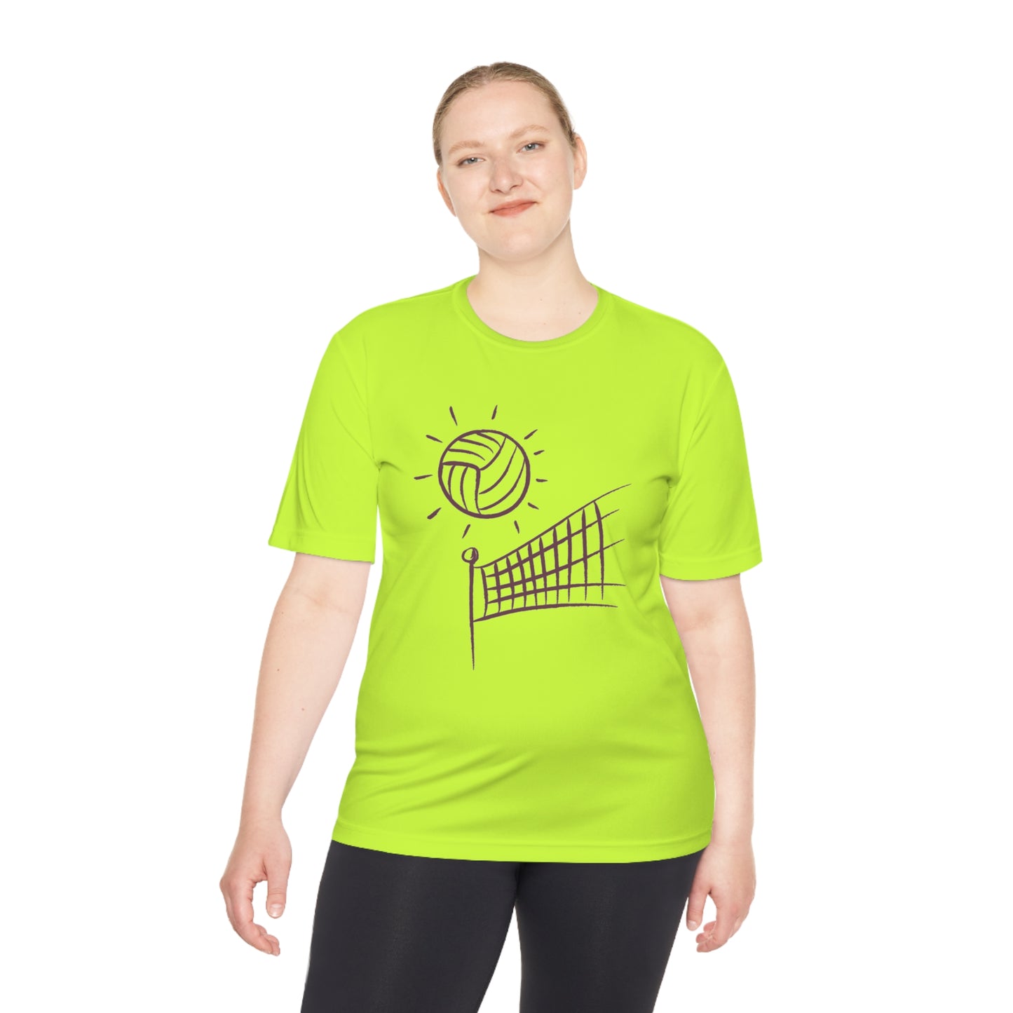 Moisture Wicking Tee: Volleyball #2