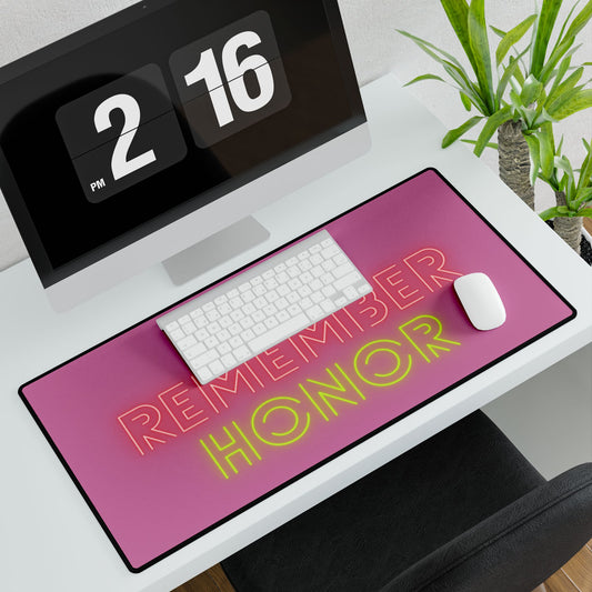 Desk Mats: Lost Remember Honor Lite Pink