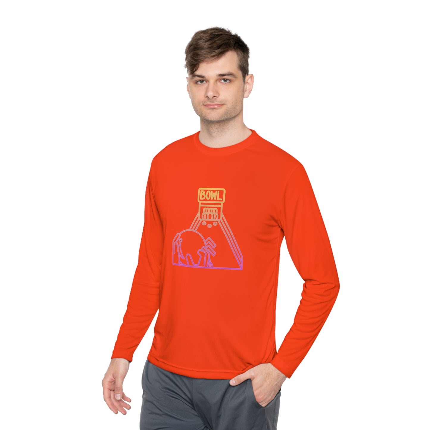 Lightweight Long Sleeve Tee: Bowling #1