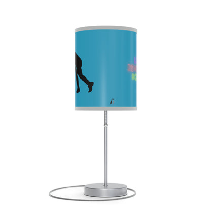 Lamp on a Stand, US|CA plug: Hockey Turquoise