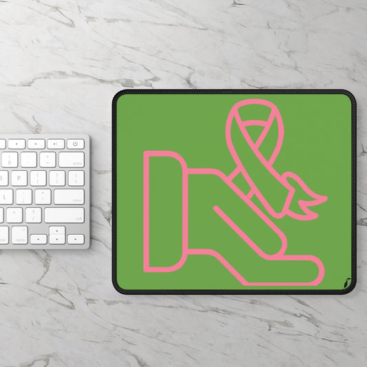 Gaming Mouse Pad: Fight Cancer Green