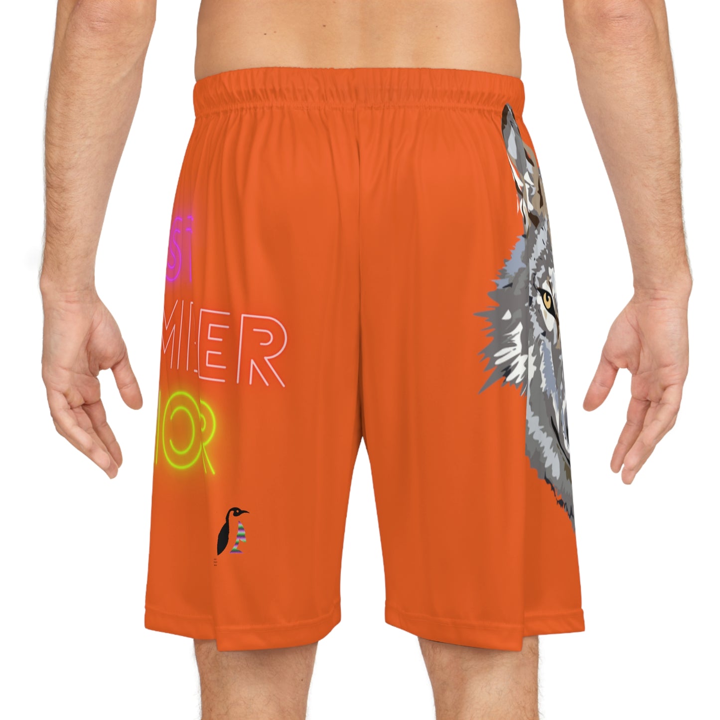 Basketball Shorts: Wolves Orange