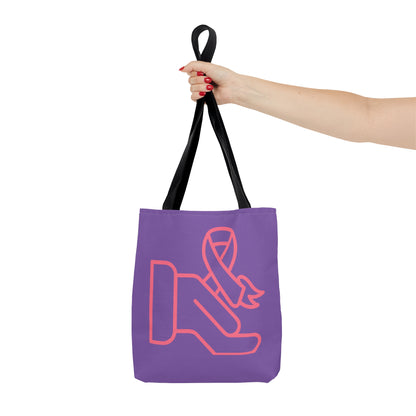 Tote Bag: Fight Cancer Lite Purple