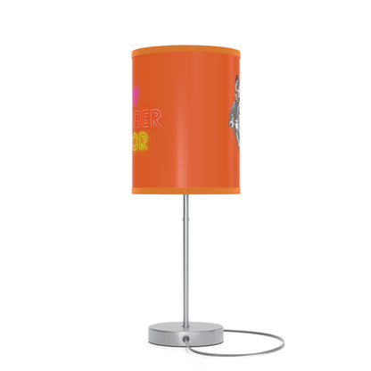 Lamp on a Stand, US|CA plug: Wolves Orange 