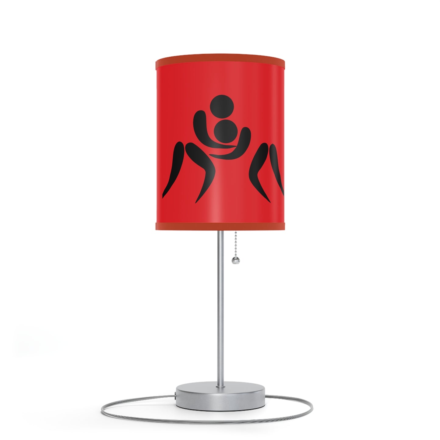 Lamp on a Stand, US|CA plug: Wrestling Red