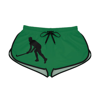 Women's Relaxed Shorts: Hockey Dark Green