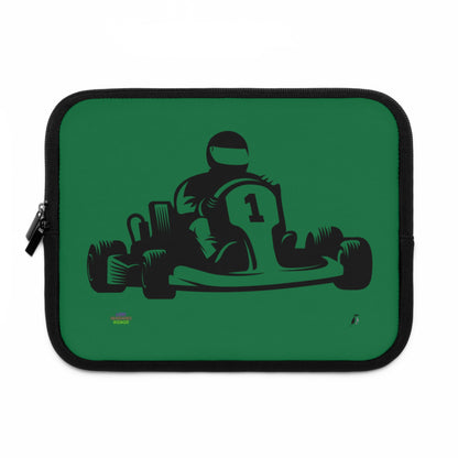 Laptop Sleeve: Racing Dark Green