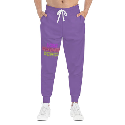 Athletic Joggers: Lost Remember Honor Lite Purple