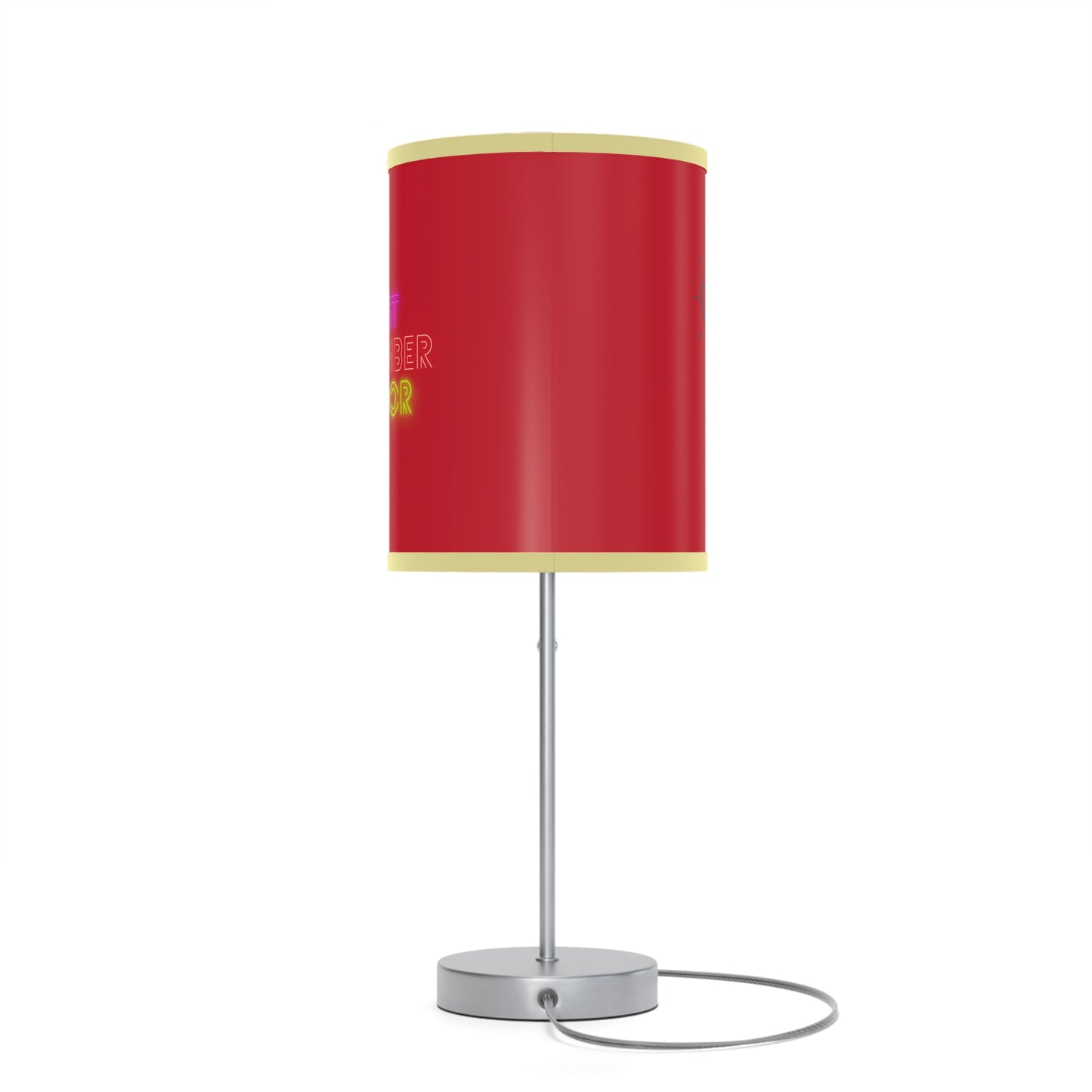 Lamp on a Stand, US|CA plug: Volleyball Dark Red