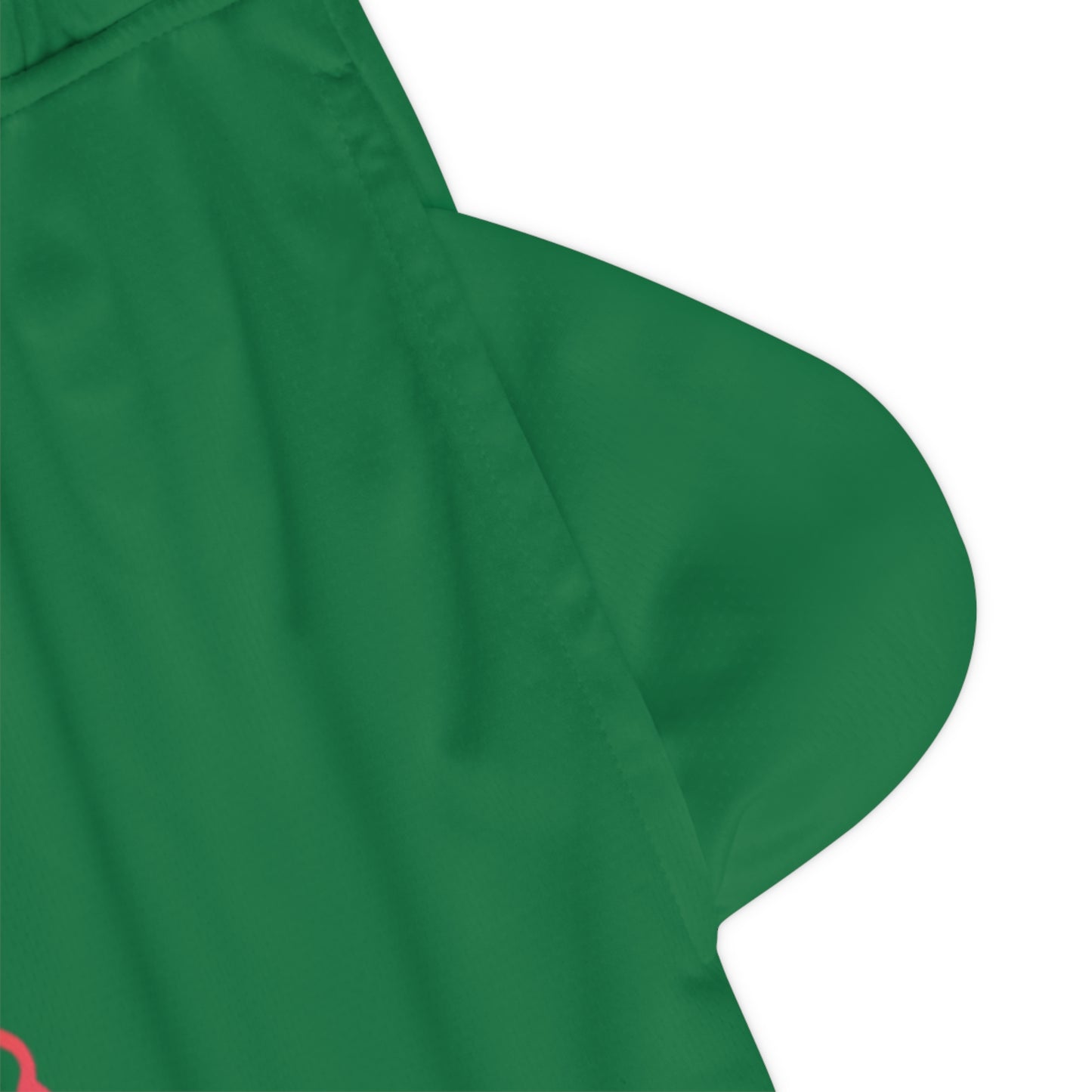 Basketball Rib Shorts: Music Dark Green