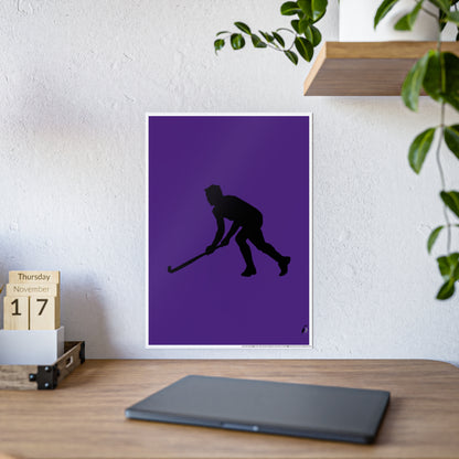 Gloss Posters: Hockey Purple