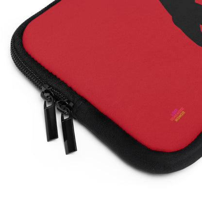 Laptop Sleeve: Dance Dark Red