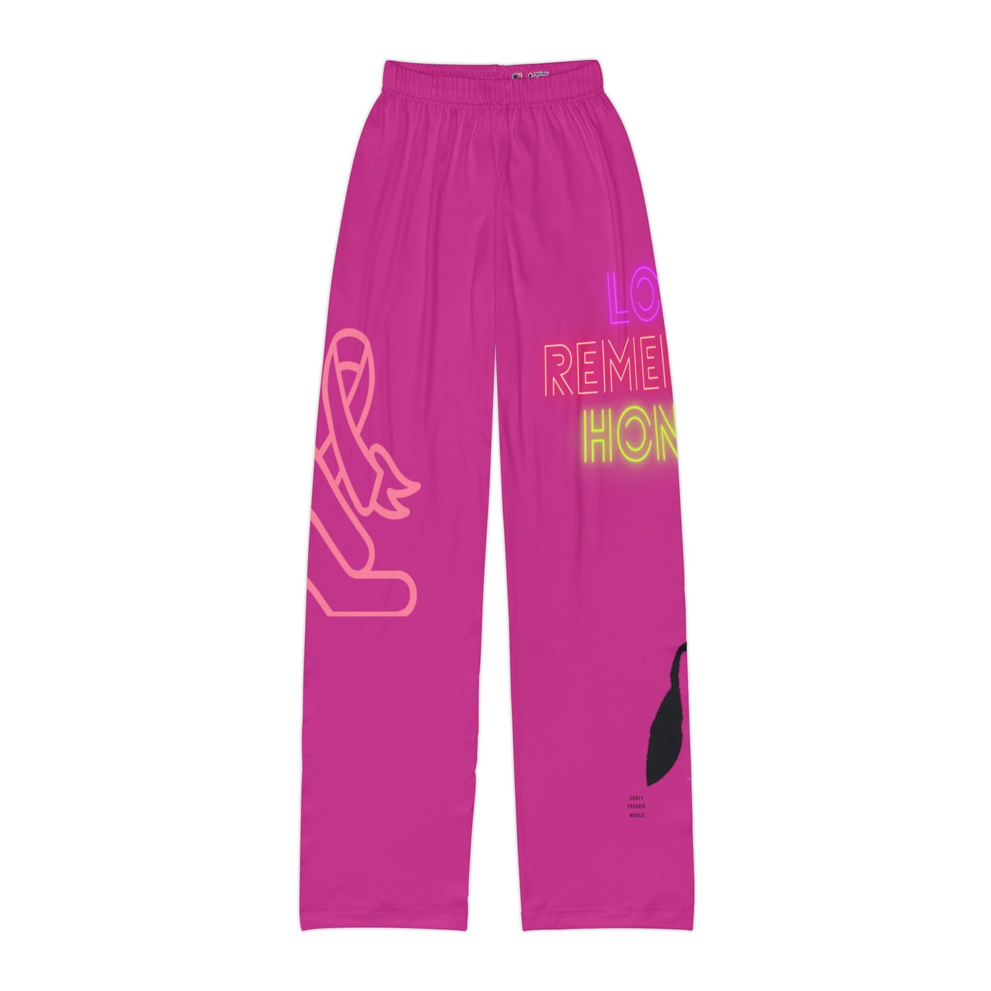 Kids Pajama Pants: Fight Cancer Pink