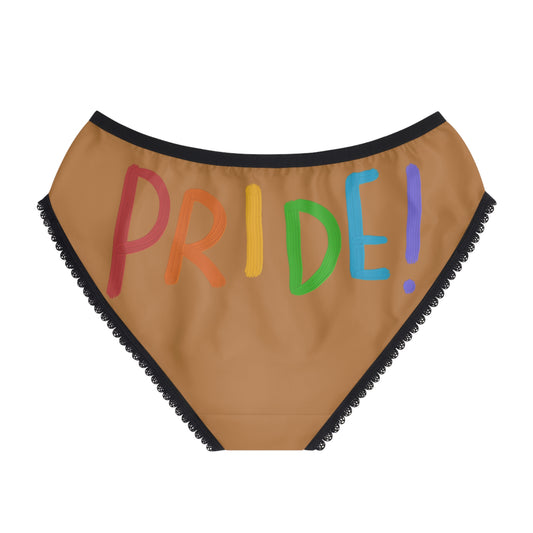 Women's Briefs: LGBTQ Pride Lite Brown