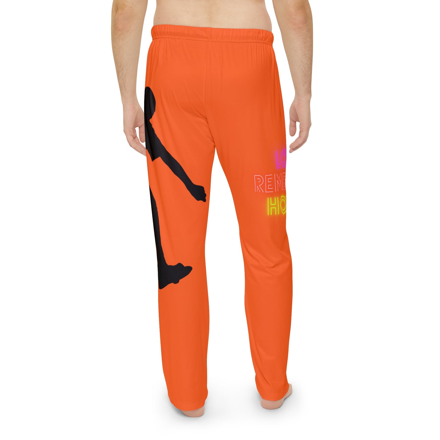 Men's Pajama Pants: Skateboarding Orange