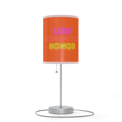 Lamp on a Stand, US|CA plug: Writing Orange