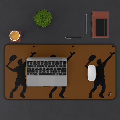 Desk Mat: Tennis Brown