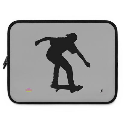 Laptop Sleeve: Skateboarding Lite Grey