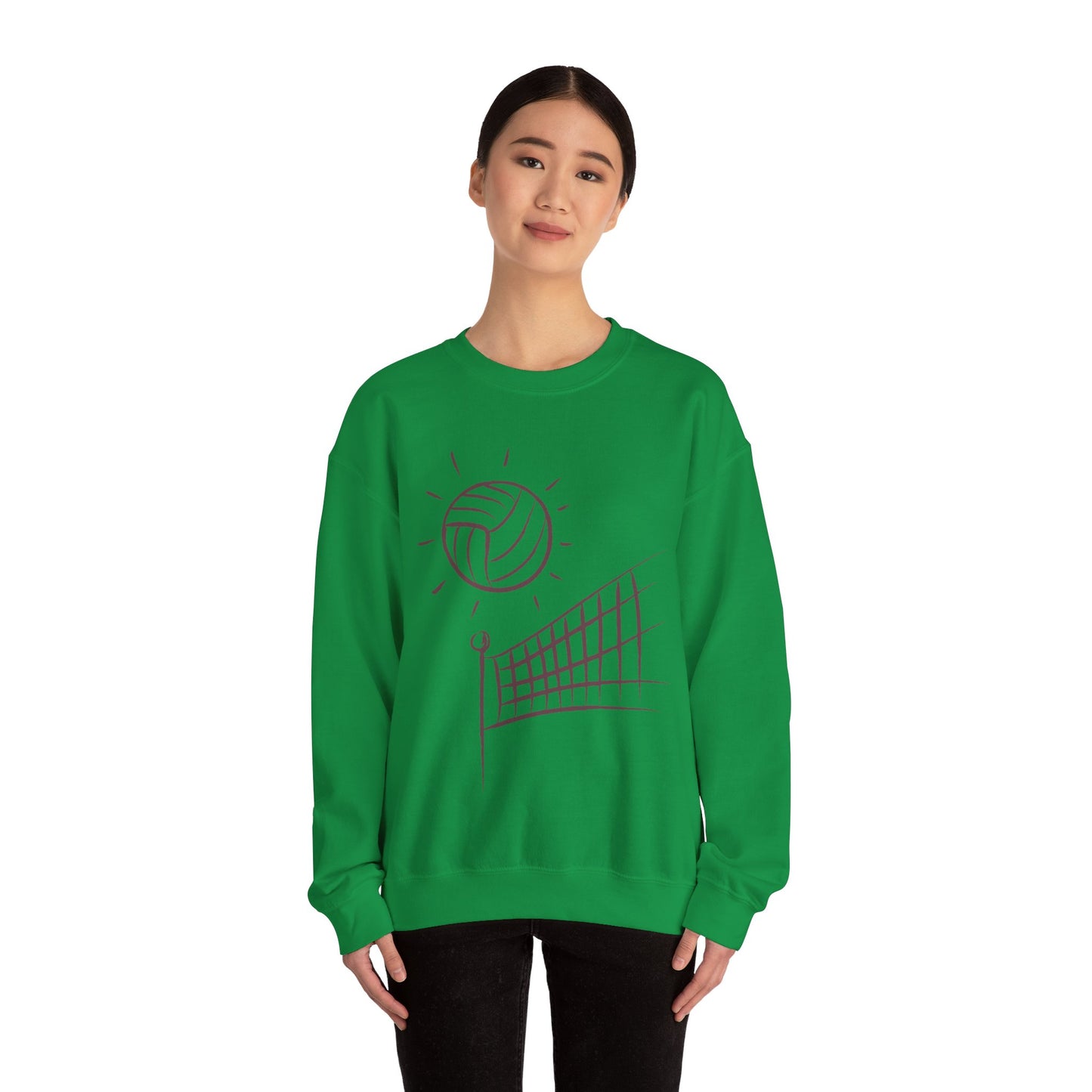 Unisex Heavy Blend™ Crewneck Sweatshirt: Volleyball #2