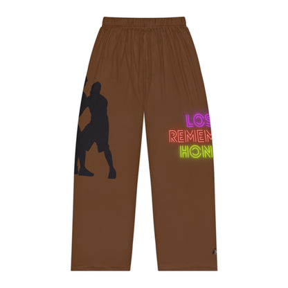 Women's Pajama Pants: Basketball Brown