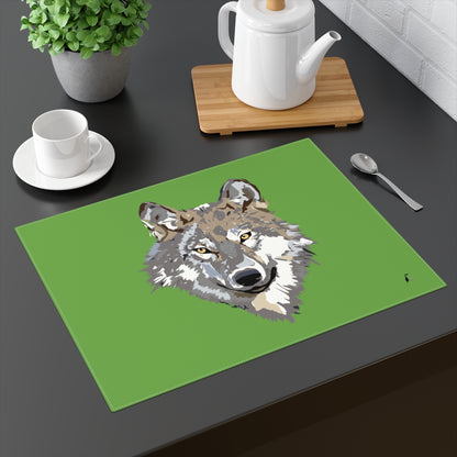 Placemat, 1pc: Wolves Green