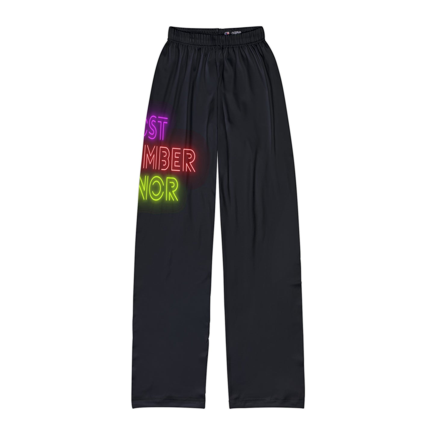 Kids Pajama Pants: Lost Remember Honor Black