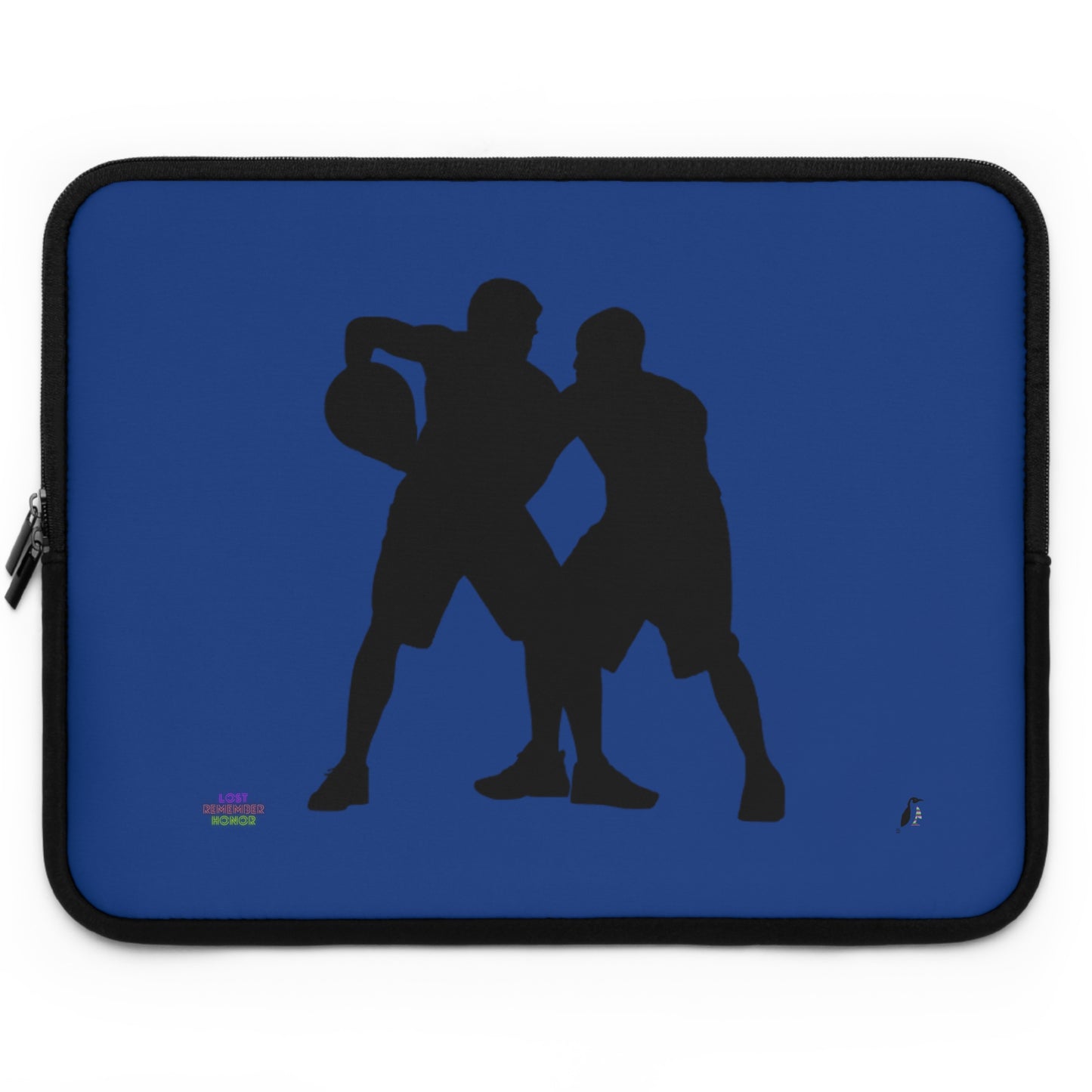 Laptop Sleeve: Basketball Dark Blue