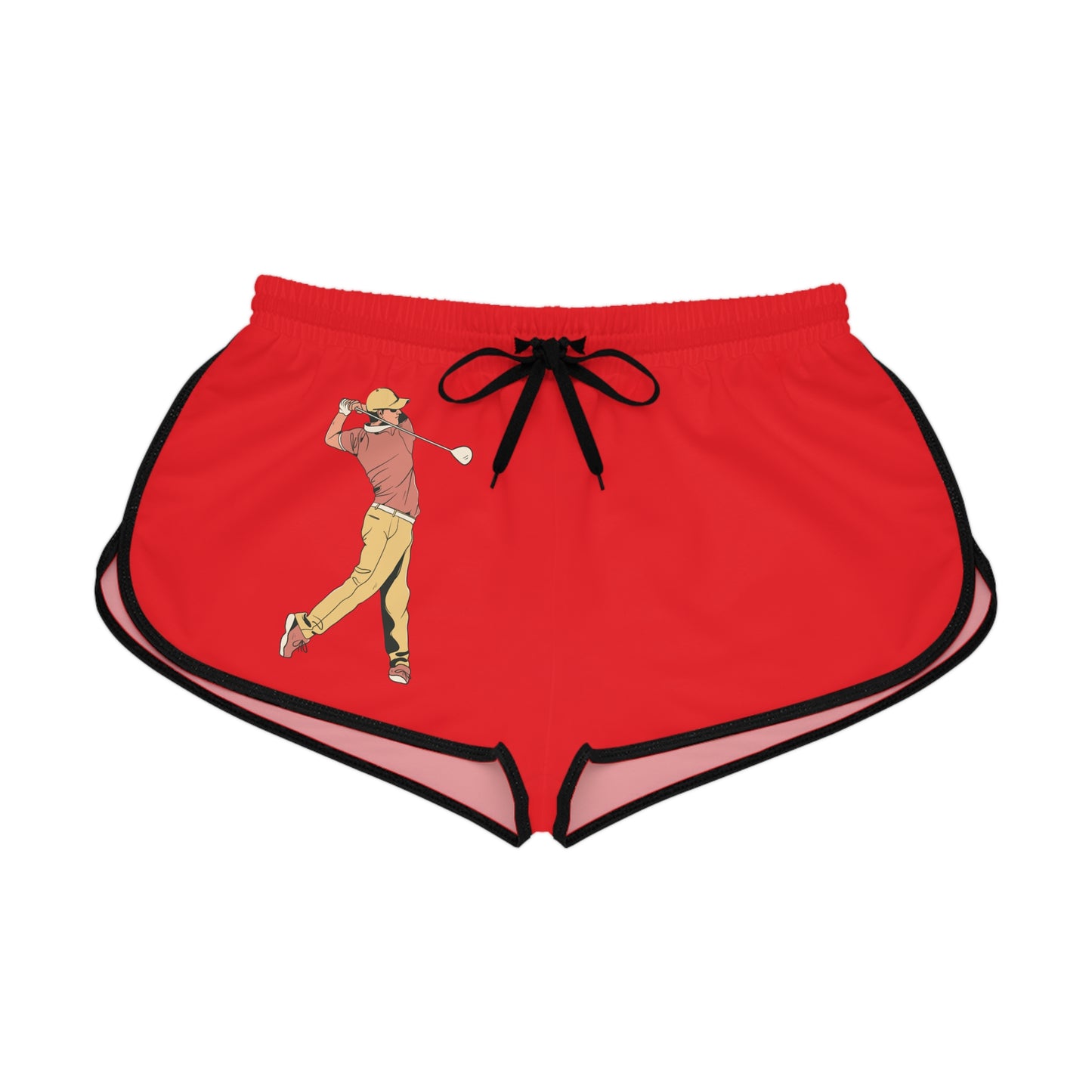 Women's Relaxed Shorts: Golf Red