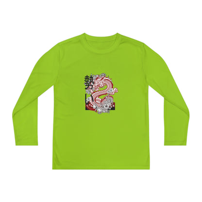 Youth Long Sleeve Competitor Tee: Dragons 