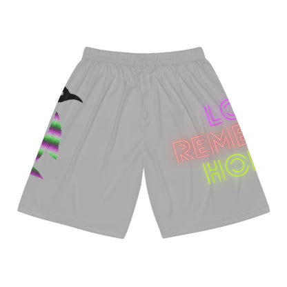 Basketball Shorts: Lost Remember Honor Lite Grey